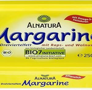 Alnatura Organic 3/4 Fat Margarine, 250 g