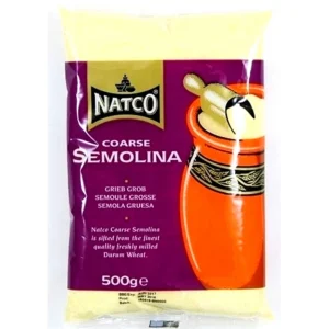 Wheat Semolina | Coarse Semolina | Sooji/Suji 500g Natco
